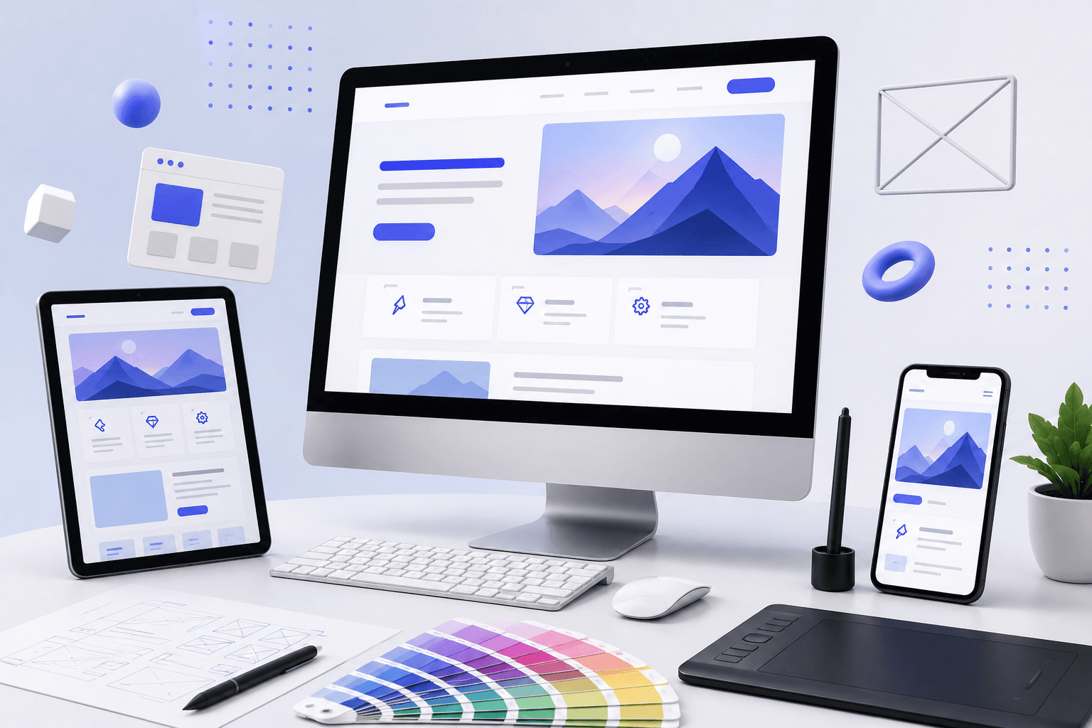 Custom website development services for business growth